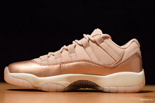 Cheap TB Gold Rose Jordan AH7860-105 Air 11 GS Low 0808